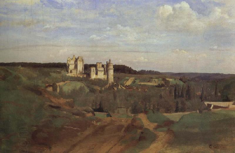 Corot Camille The castle of pierrefonds China oil painting art